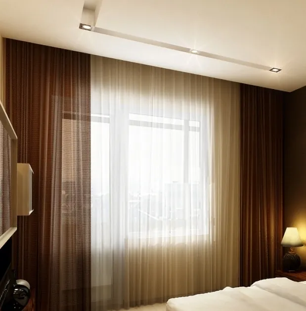 Curtains in niche