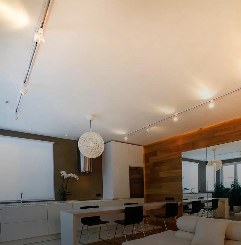Fabric Stretch Ceilings Descor and Clipso